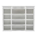 NovaSolo Skansen Kitchen Hutch Cabinet with 5 Doors 3 Drawers in Classic White BCA614