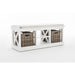 NovaSolo Halifax Bench & Basket Set White BE001