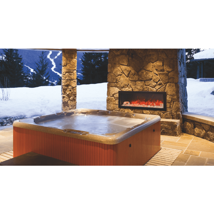 Amantii Panorama Slim Smart Electric Fireplace Indoor/Outdoor Built-in