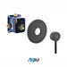 KubeBath Aqua Rondo Shower Set With Ceiling Mount and Rain Shower Head