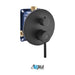 KubeBath Aqua Rondo Shower Set With Rain Shower, Handheld room setting