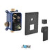 KubeBath Aqua Piazza Shower Set with Ceiling Mount Square 36″ size