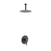 KubeBath Aqua Rondo Shower Set With Ceiling Mount and Rain Shower Head