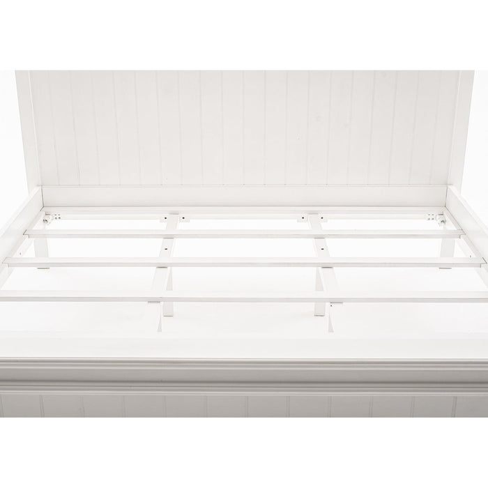 NovaSolo Halifax King Size Bed White BKU001