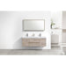 KubeBath Bliss 60" Wall Mount Modern Bathroom Vanity