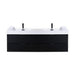 KubeBath Bliss Double Sink Wall Mount Modern Bathroom Vanity