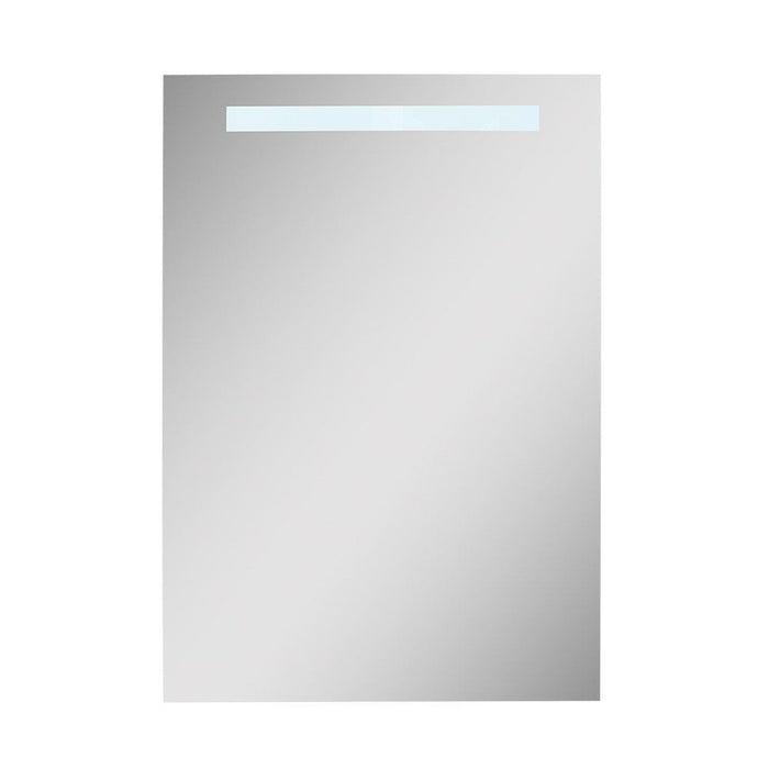 Bellaterra Home 14" x 20" Rectangle Wall-Mounted LED Illuminated Frameless Mirror Medicine Cabinet