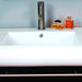 Bellaterra Home 28" 1-Door 1-Drawer Dark Espresso Freestanding Vanity Set With White Ceramic Undermount Sink and White Ceramic Top