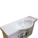 Bellaterra Home 48" 2-Door 4-Drawer White Freestanding Vanity Set With White Ceramic Euro Sink and White Ceramic Top