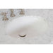 Bellaterra Home 49" x 22" White Carrara Marble Three Hole Vanity Top With Undermount Oval Sink and Overflow