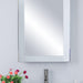 Bellaterra Home 808903-MC 22" x 30" Rectangle Wall-Mounted Frameless Mirror Medicine Cabinet