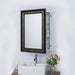 Bellaterra Home 808990-MC 22" x 30" Rectangle Wall-Mounted Framed Mirror Medicine Cabinet