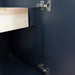 Bellaterra Home Forli 25" 2-Door 1-Drawer Dark Gray Freestanding Vanity Set With Ceramic Vessel Sink And Gray Granite Top