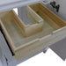 Bellaterra Home Forli 25" 2-Door 1-Drawer White Freestanding Vanity Set With Ceramic Undermount Rectangular Sink And White Quartz Top