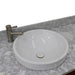 Bellaterra Home MCM 61" 4-Door 3-Drawer Walnut Freestanding Vanity Set With Ceramic Double Vessel Sink and White Carrara Marble Top