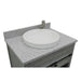 Bellaterra Home Plantation 31" 1-Drawer Gray Ash Freestanding Vanity Set With Ceramic Vessel Sink and Gray Granite Top
