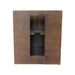 Bellaterra Home Plantation 31" 2-Door Brown Ash Freestanding Vanity Set With Ceramic Vessel Sink and Black Galaxy Top