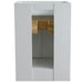 Bellaterra Home Terni 24" 2-Door 1-Drawer White Freestanding Vanity Base