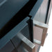 Bellaterra Home Terni 25" 2-Door 1-Drawer Dark Gray Freestanding Vanity Set With Ceramic Vessel Sink and White Quartz Top
