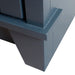 Bellaterra Home Terni 30" 1-Door 2-Drawer Dark Gray Freestanding Vanity Base