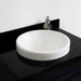 Bellaterra Home Terni 31" 1-Door 2-Drawer Blue Freestanding Vanity Set With Ceramic Vessel Sink and Black Galaxy Granite Top