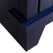 Bellaterra Home Terni 31" 1-Door 2-Drawer Blue Freestanding Vanity Set With Ceramic Vessel Sink and Gray Granite Top