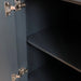 Bellaterra Home Terni 31" 1-Door 2-Drawer Dark Gray Freestanding Vanity Set With Ceramic Undermount Oval Sink and White Quartz Top