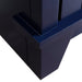 Bellaterra Home Terni 36" 1-Door 2-Drawer Blue Freestanding Vanity Base With Left Door