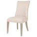 Benjara Parson Style Fabric Padded Dining Chair With Nailhead Trim, Set Of 2,Beige BM231499