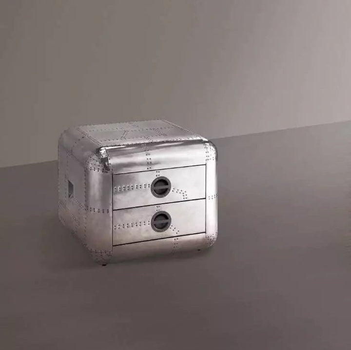 Benzara End Table, Aluminum BM154569