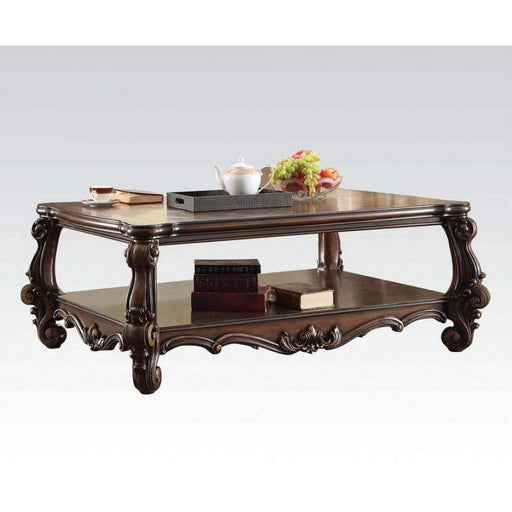 Benzara Majestic Coffee Table, Cherry Oak BM156796