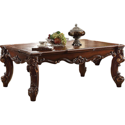 Benzara Wood Coffee Table In Cherry Brown BM177679