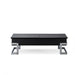 Benzara Wooden Coffee Table With Lift Top Storage Space, Black BM185789