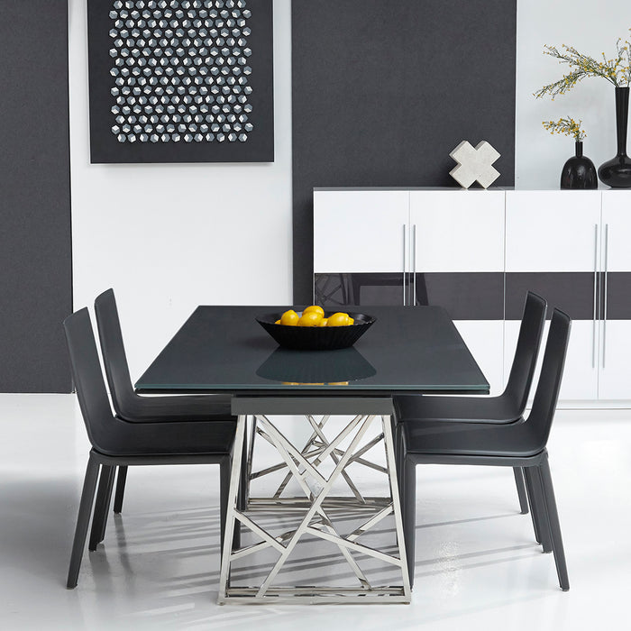 Bellini Modern Living Borg Dining Table Base Only Borg DT Base