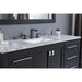 Eviva Aberdeen 48" Transitional Bathroom Vanity in Espresso, Gray or White Finish with White Carrara Marble Countertop and Undermount Porcelain Sink