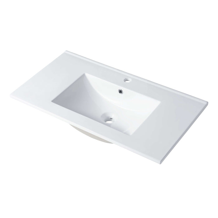 Blossom Ceramic Basin 36″ X 18″ Top-Mount Rectangular – C04 3618