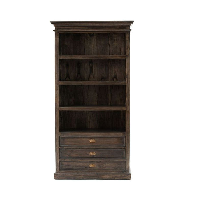 NovaSolo Halifax Mindi Bookcase Black Wash CA580BW