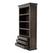 NovaSolo Halifax Mindi Bookcase Black Wash CA580BW