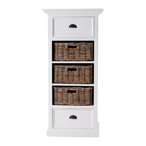 NovaSolo Halifax Grand Storage Tower Unit with Basket Set CA589L