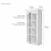 NovaSolo Halifax Double Vitrine White CA595