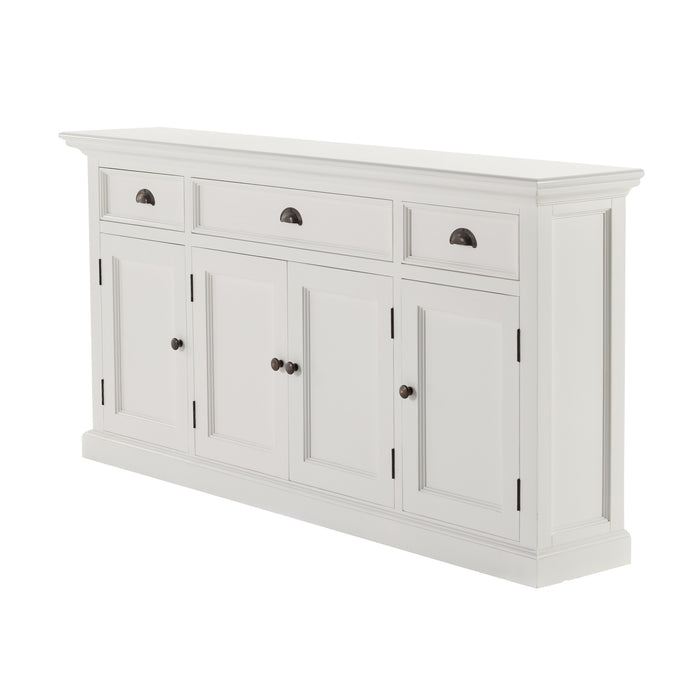 NovaSolo Halifax Buffet Console Table In Classic White CA633