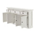 NovaSolo Halifax Buffet Console Table In Classic White CA633