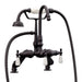Cambridge Plumbing Clawfoot Tub Deck Mount Porcelain Lever English Telephone Brass Faucet with Hand Held Shower-Oil Rubbed Bronze CAM684D-ORB