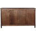 Sunset Trading Cottage Sideboard | Raftwood Brown Solid Wood | Fully Assembled Buffet CC-CAB1113S-RW