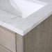 Water Creation Chestnut Chestnut 24 In. Single Sink Carrara White Marble Countertop Vanity In Grey Oak CH24CW03GK-000000000