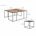 NovaSolo Rustika Nesting Coffee Table Set 39" - Two-tone CPP 28005