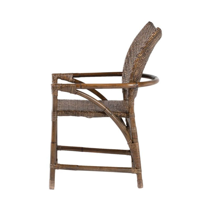 NovaSolo Wickerworks Countess Chair, Rustic - Set of 2 CR49