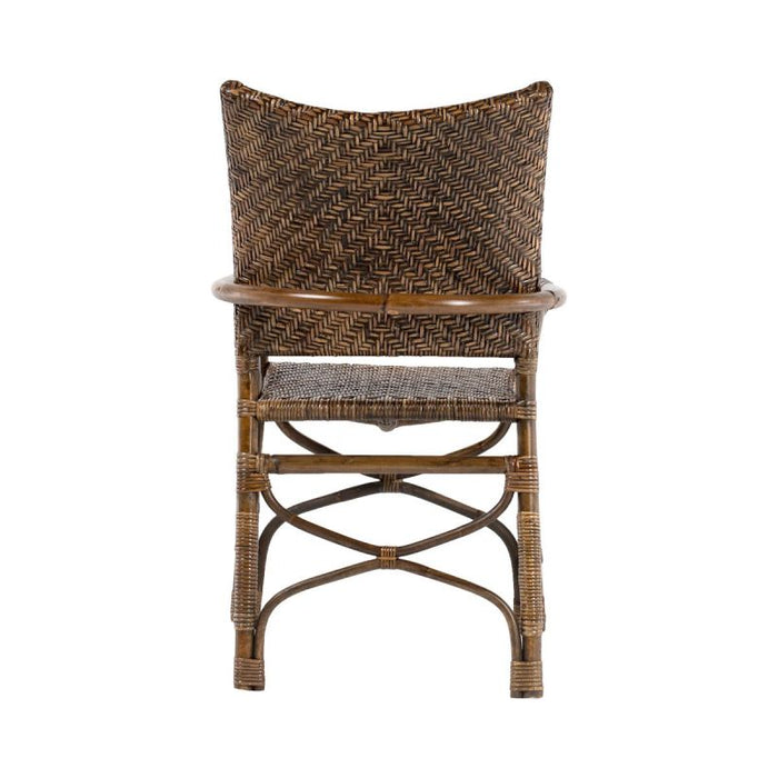 NovaSolo Wickerworks Countess Chair, Rustic - Set of 2 CR49