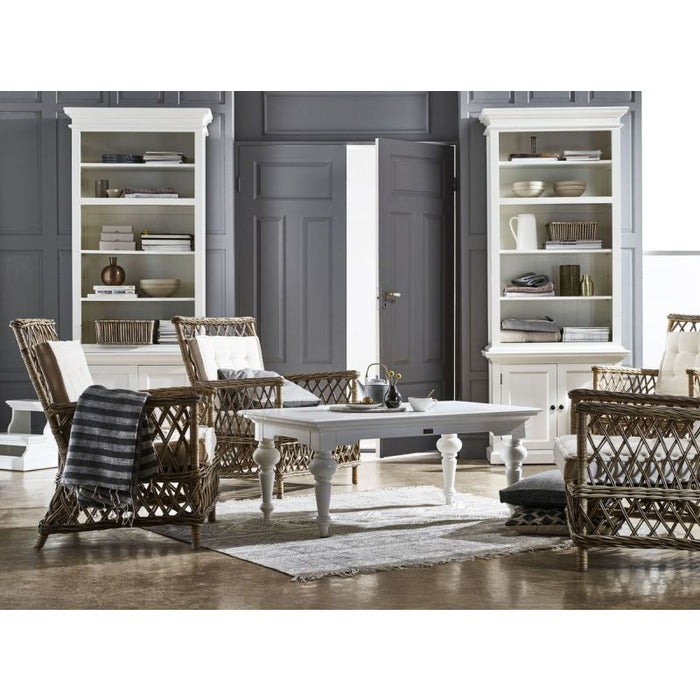 NovaSolo Wickerworks Marquis Chair Natural Grey Set of 2 CR55