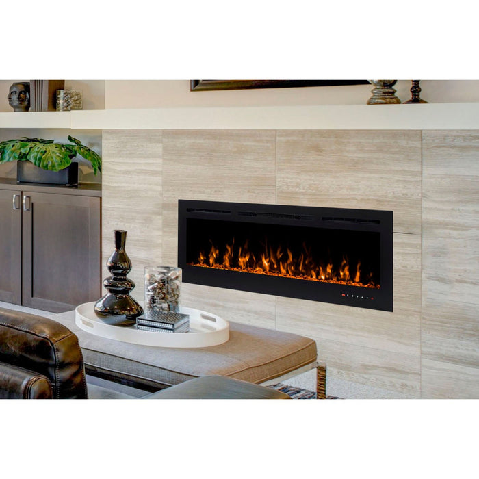 Challenger 50'' Wall Mount / Recessed Linear Electric Fireplace